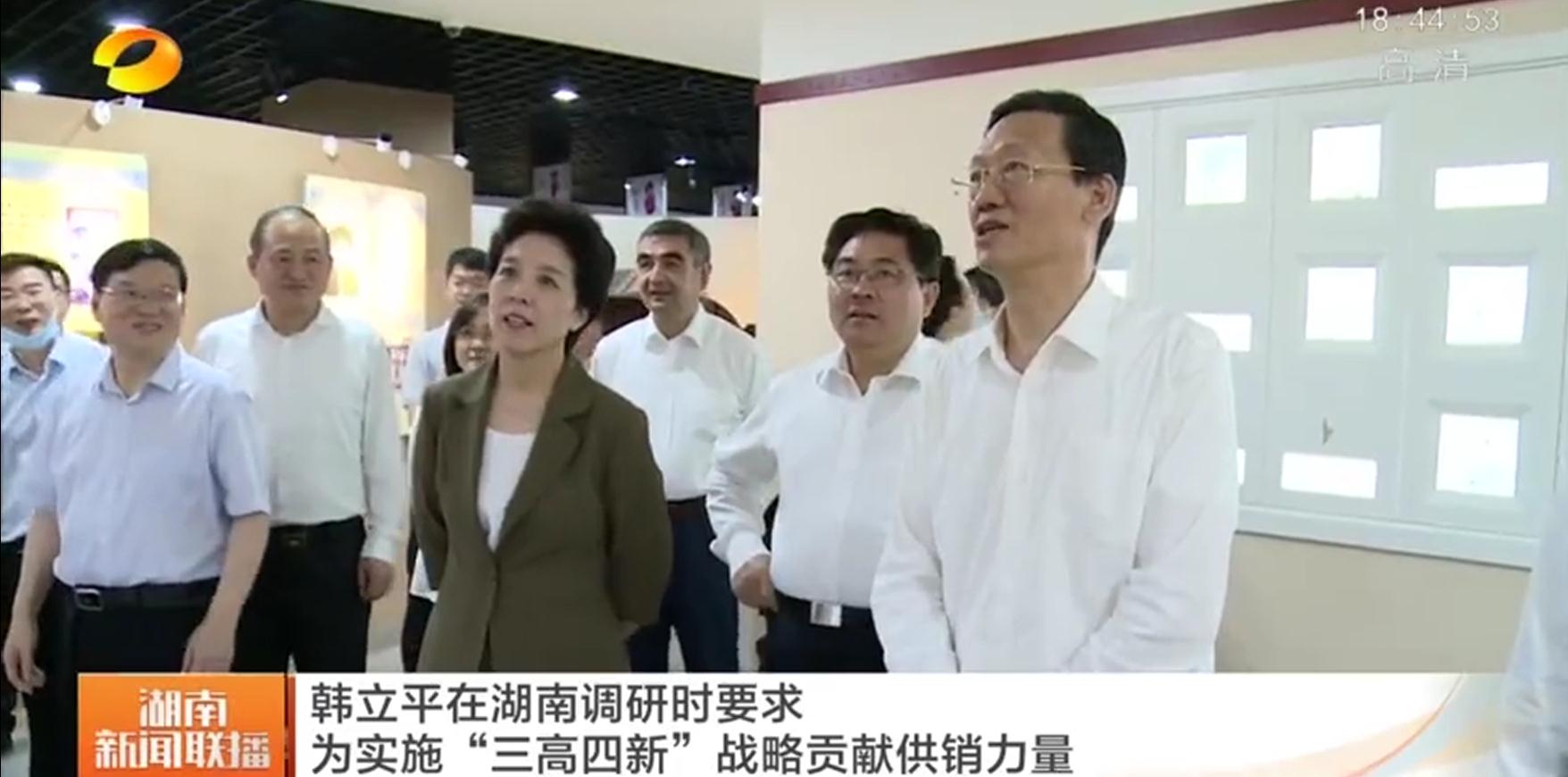 中華全國(guó)供銷合作總社黨組書記、理事會(huì)副主任韓立平調(diào)研我司